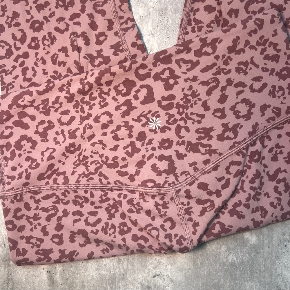 Leopard Elation Ultra High Rise Tight Leggings Flora Mauve - Picture 3 of 5